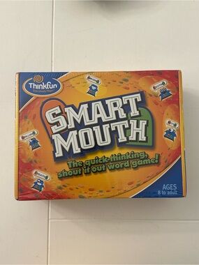SMART MOUTH  Quick Thinking SHOUT IT OUT LOUD Word Board Game VINTAGE NEW SEALED